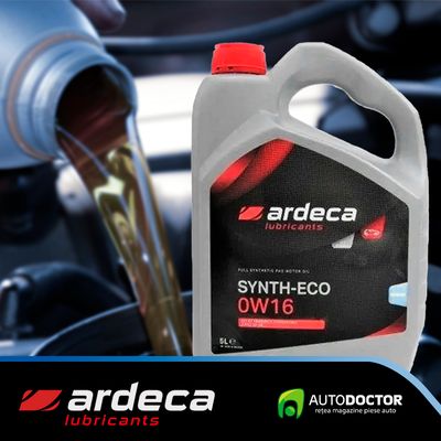 Ardeca SYNTH-ECO 0W16 - ulei de nouă generație cu consum redus de combustibil